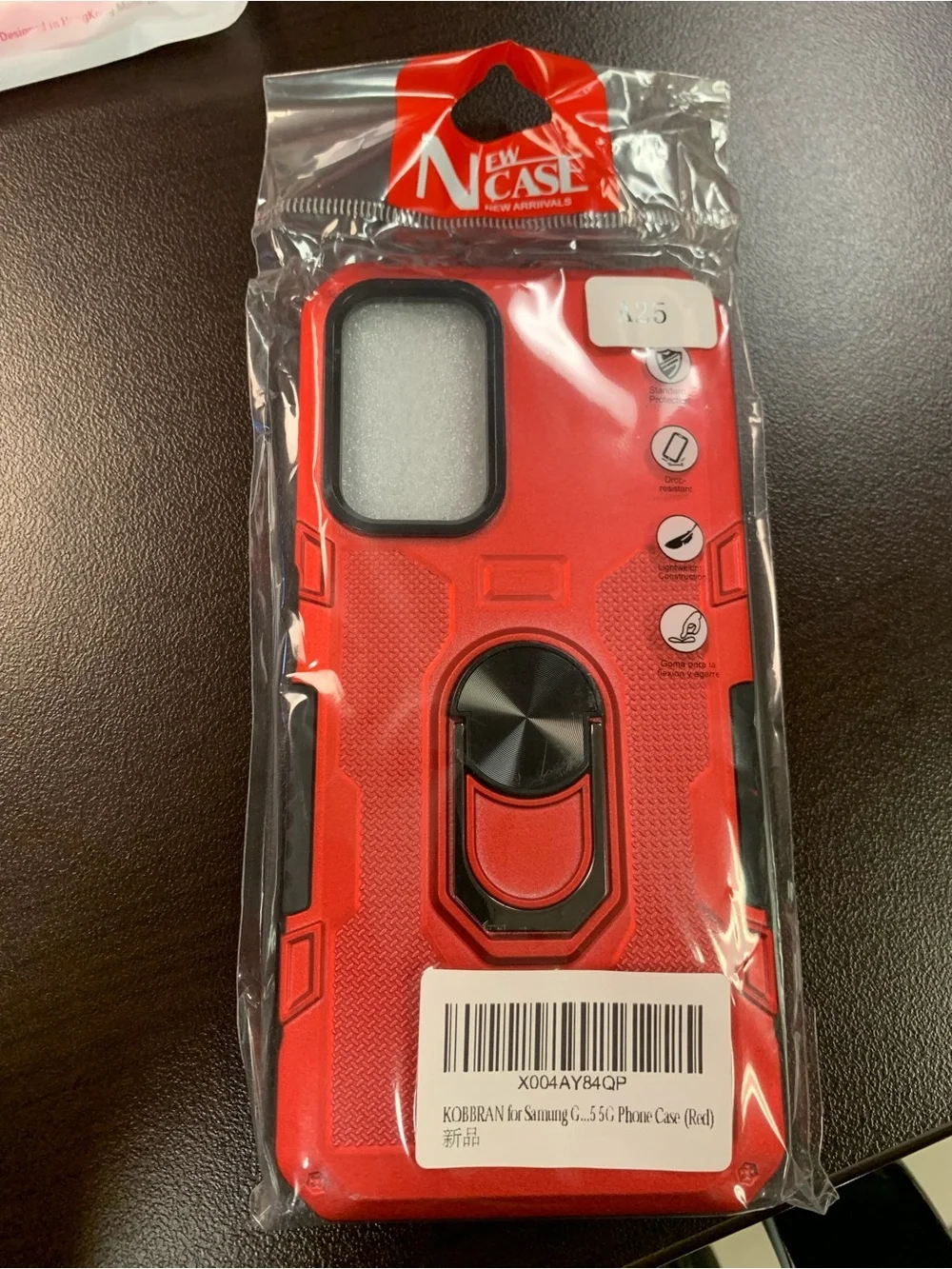 Kobbran for Samsung G 55G phone red case